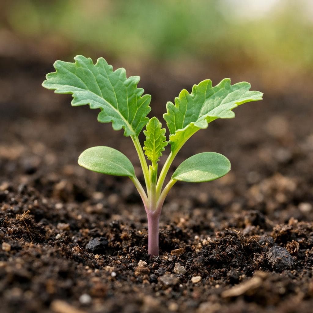 Kale seedling