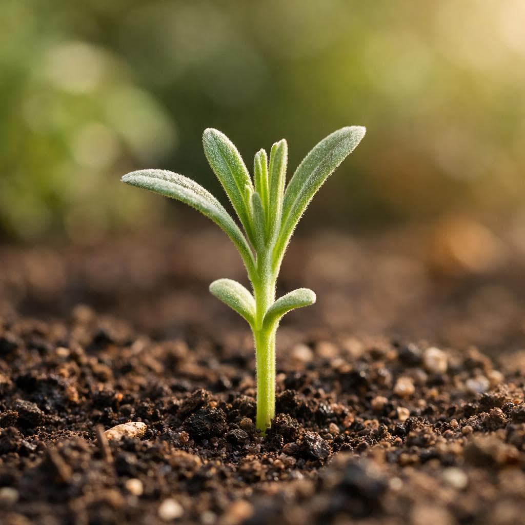 Lavender seedling