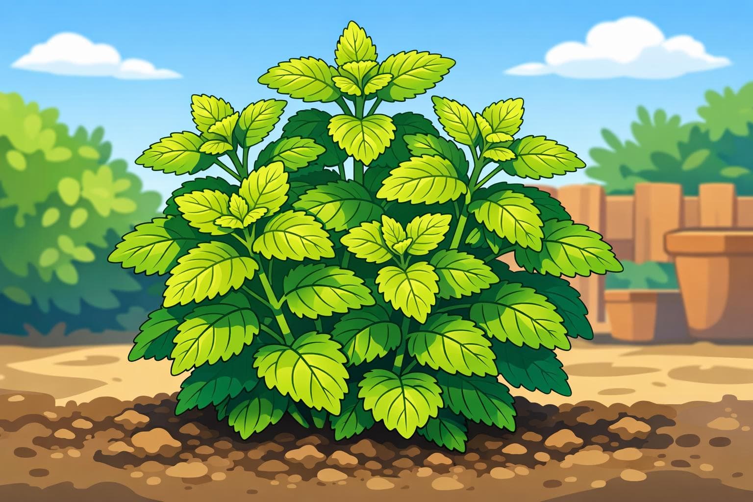 Lemon Balm illustration