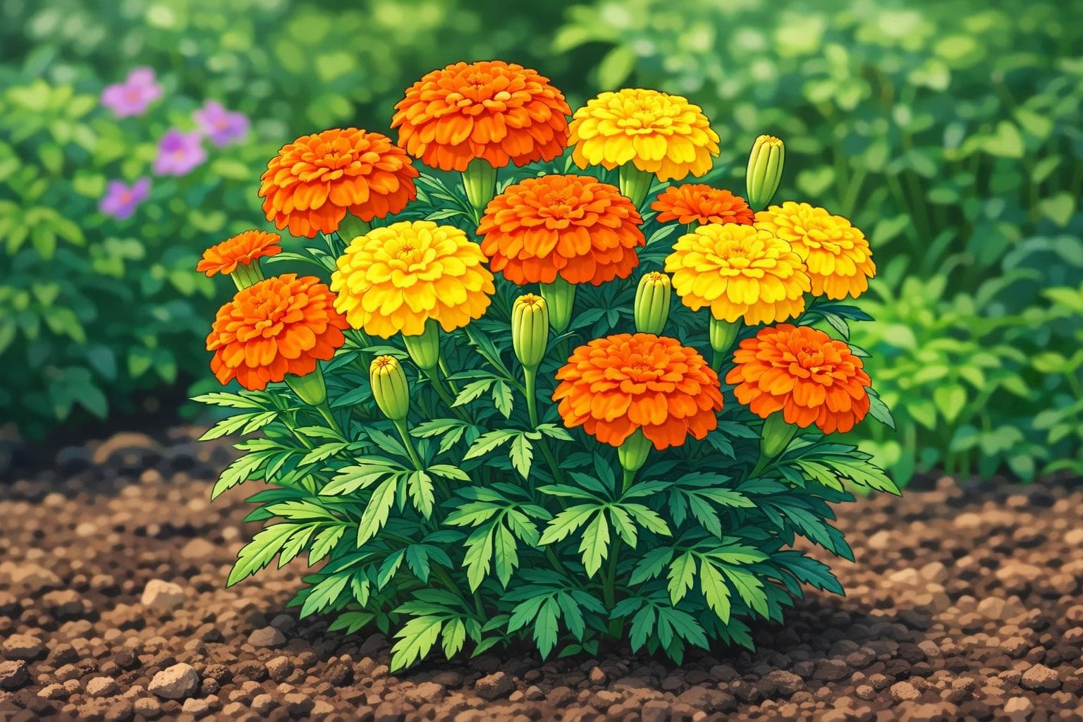 Marigold illustration