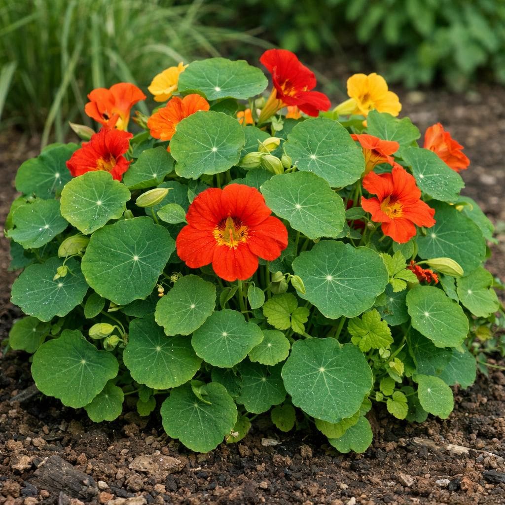 Nasturtium mature
