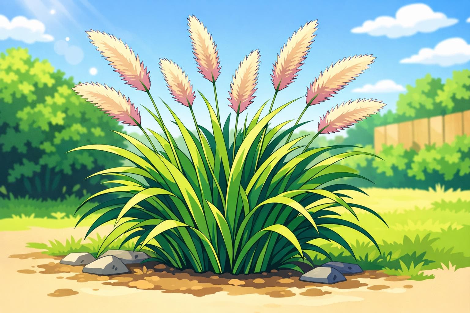 Ornamental Grass illustration