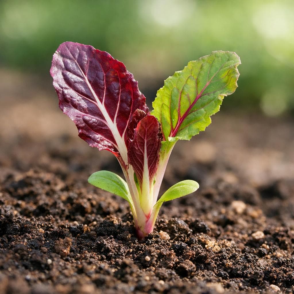 Radicchio seedling