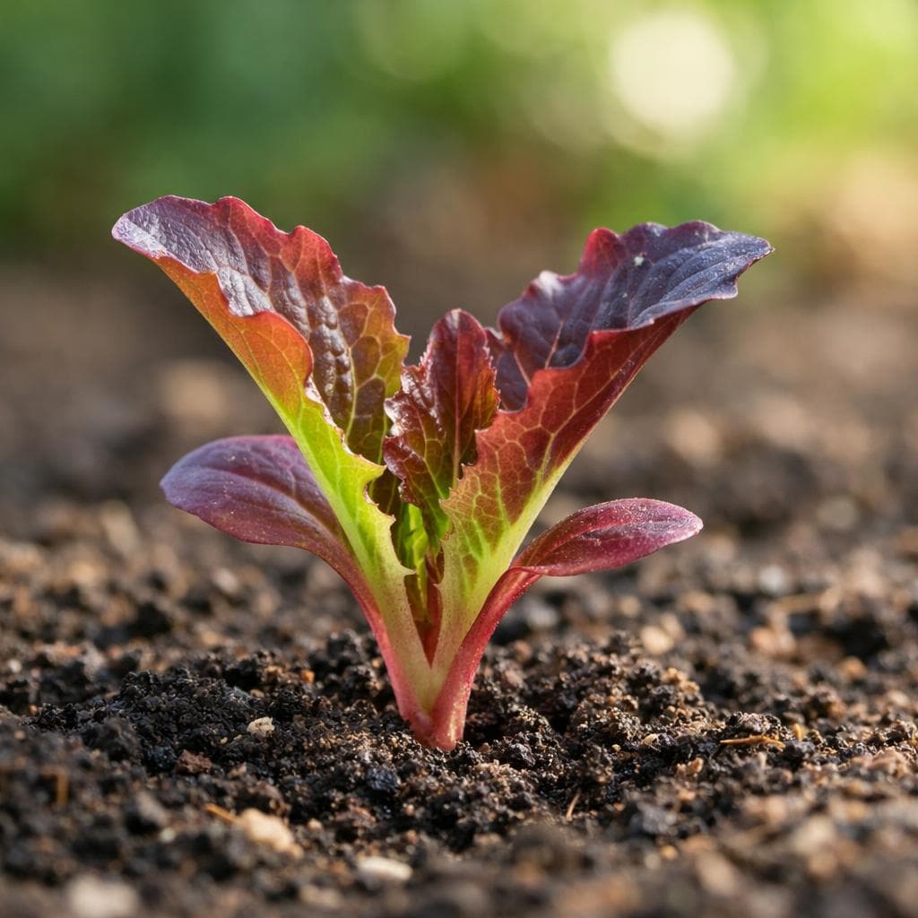 Red Lettuce seedling