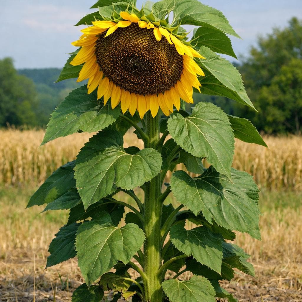 Sunflower mature