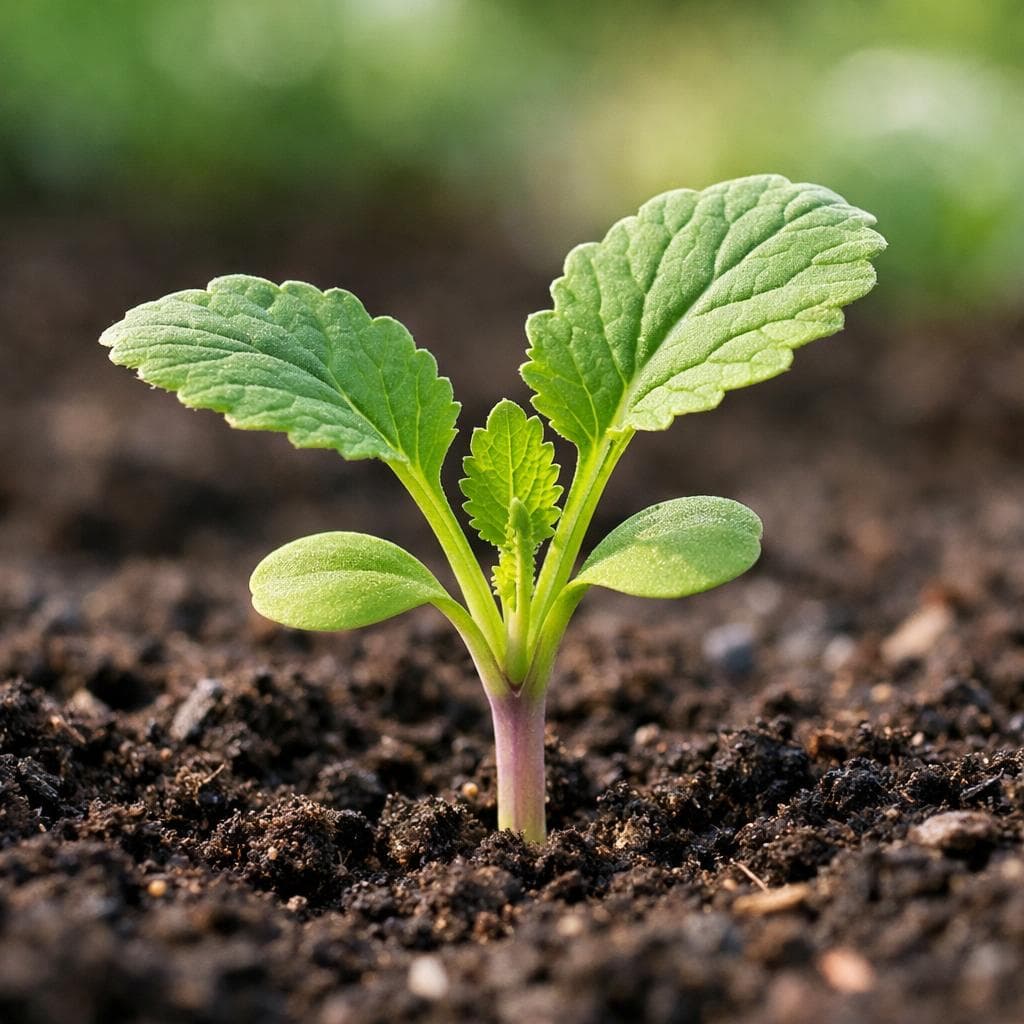 Turnip seedling