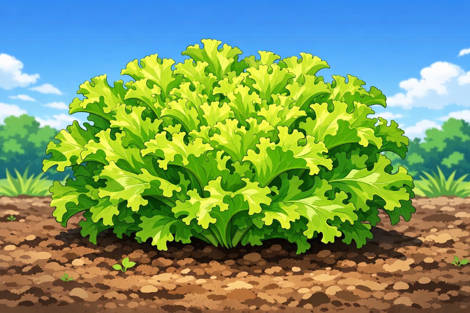 Green Lettuce view 2