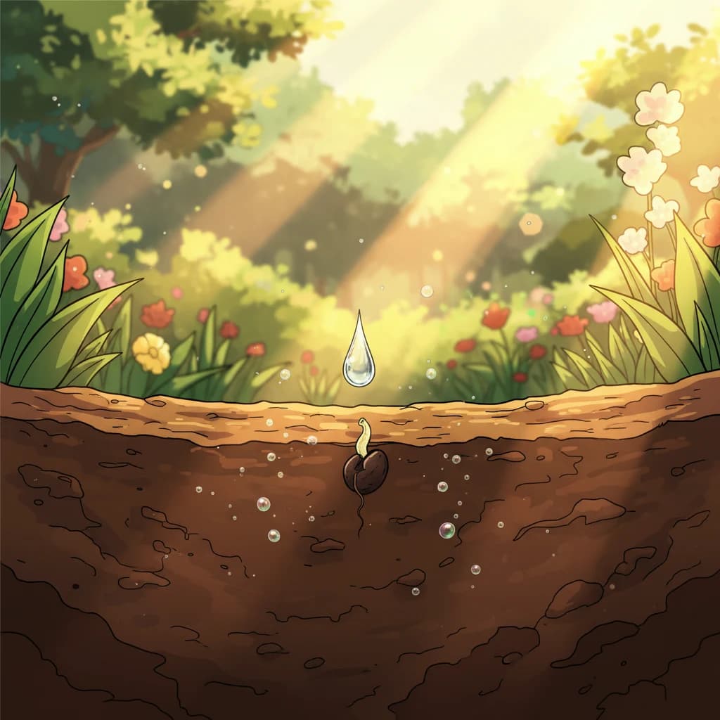 Water, warmth, and oxygen: the three triggers for germination